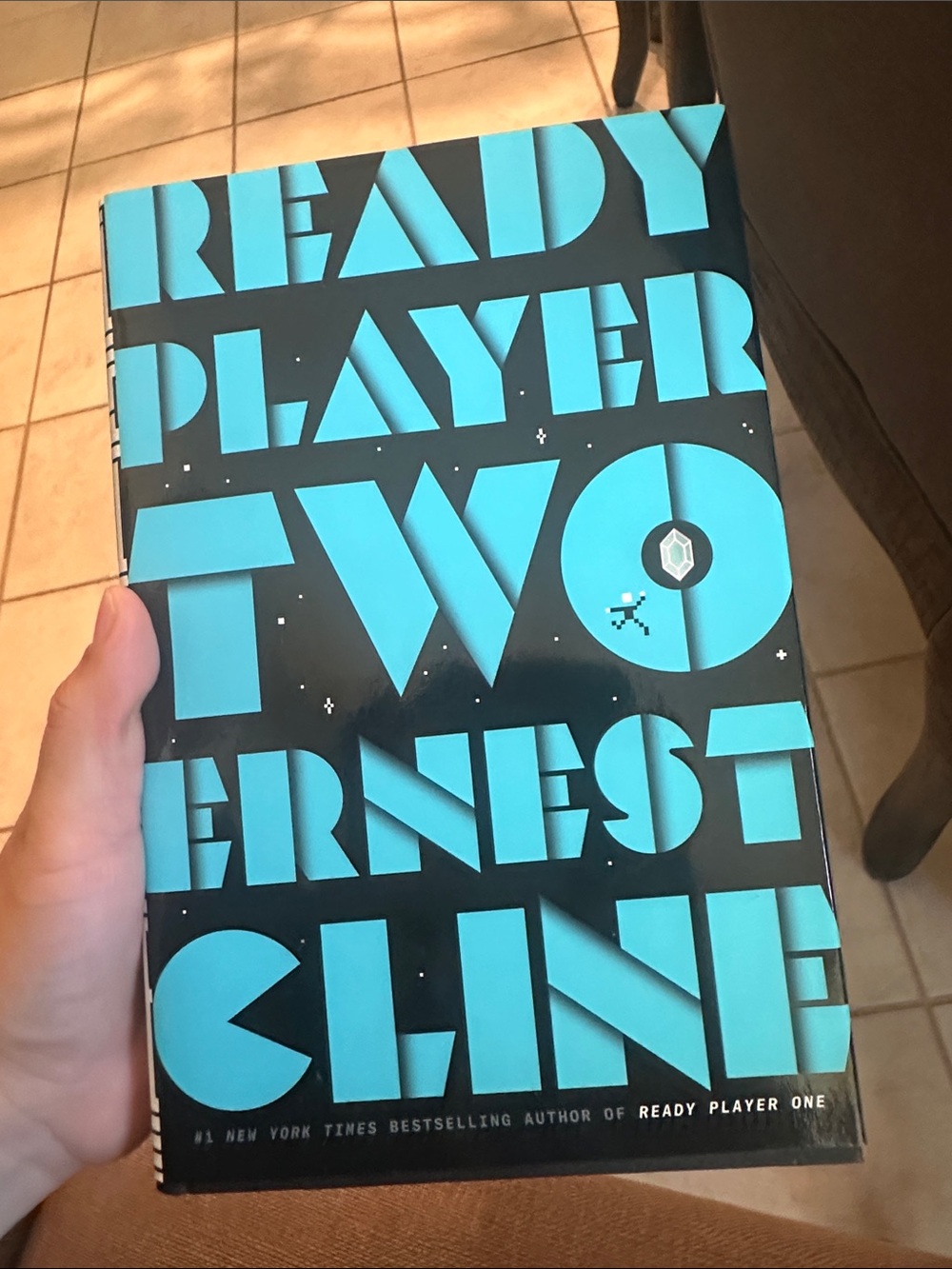Ready Player Two by Ernest Cline — Black & Bright Blue Hardcover
